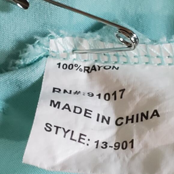 Solitare Swimwear Cover Up Mint Green Medium EUC - Picture 6 of 6